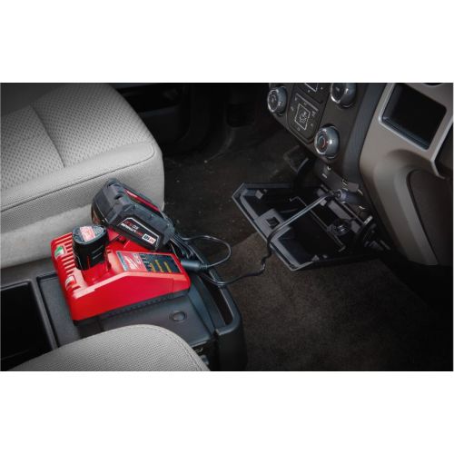 Chargeur de voiture 12 V-14, 4 V, 18 V M12-18 AC MILWAUKEE 4932459205 photo du produit Secondaire 4 L