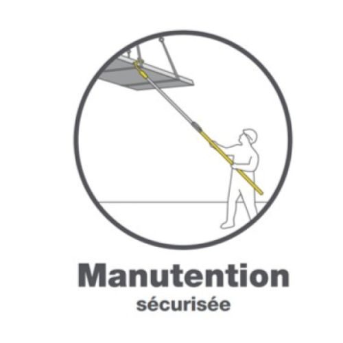 Gaffe manche télescopique NANOVIB 2 - 3,5 m LEBORGNE 147009 photo du produit Secondaire 1 L