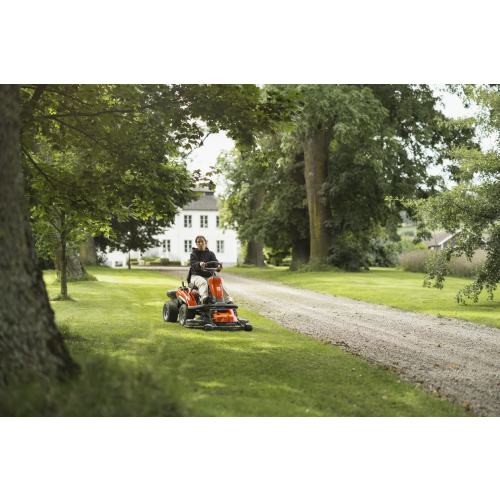 Tondeuse à gazon autoportée à coupe frontale 50,4 V Rider R 200IX avec batterie intégrée 38,5 Ah HUSQVARNA 970649901 photo du produit Secondaire 3 L