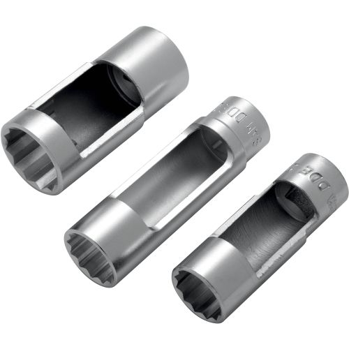 Jeu de 3 douilles 1/2'' pour injecteurs diesel pilotés SAM OUTILLAGE DDE-J3 photo du produit Principale L