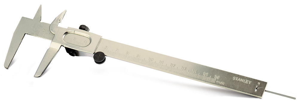 Pied à coulisse universelle avec molette 150 mm STANLEY 1-35-603