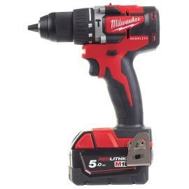 Perceuse à percussion 18V Milwaukee M18 CBLPD-502C + 2 batteries 5 Ah + chargeur + coffret - 4933464558 photo du produit Principale M
