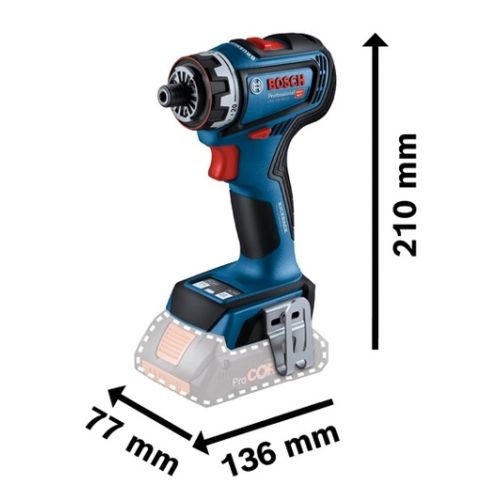 Perceuse visseuse 18 V GSR 18V-90 FC (sans batterie ni chargeur) + L-Boxx - BOSCH - 0 601 9K6 203 photo du produit Secondaire 1 L