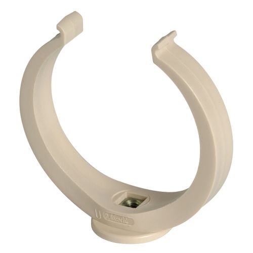 Collier Lyre 100mm pour tube de descente cylindrique gris - NICOLL - CO100GT photo du produit Secondaire 1 L