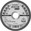 Disque à tronçonner plat KRONENFLEX A346 Extra 125X1,6mm - Klingspor - 340938 pas cher