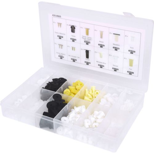 Assortiment d'écrous de blocage plastiques 350 pièces KS TOOLS 420.0925 photo du produit
