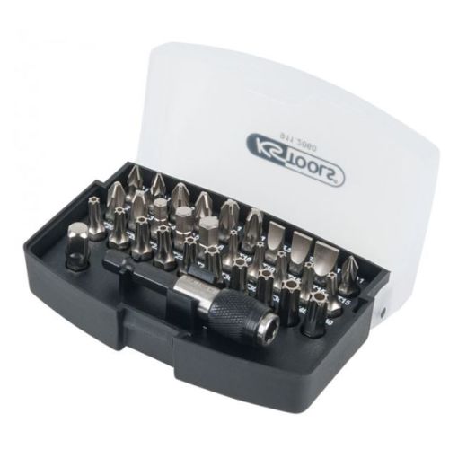 Mini coffret d'embouts de vissage et porte-embouts 1/4 '' en acier nickelé 32 pièces KS TOOLS 911.2060 photo du produit Secondaire 1 L