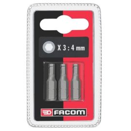 Jeu de 3 embouts standards série 1 pour vis 6 pans Facom EH102.5.J3 photo du produit Principale M