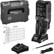 Scanner mural 18V D-Tect 18V-200-17 C + 1 batterie 2Ah + chargeur + coffret L-BOXX - BOSCH EXPERT - 0601081605 pas cher