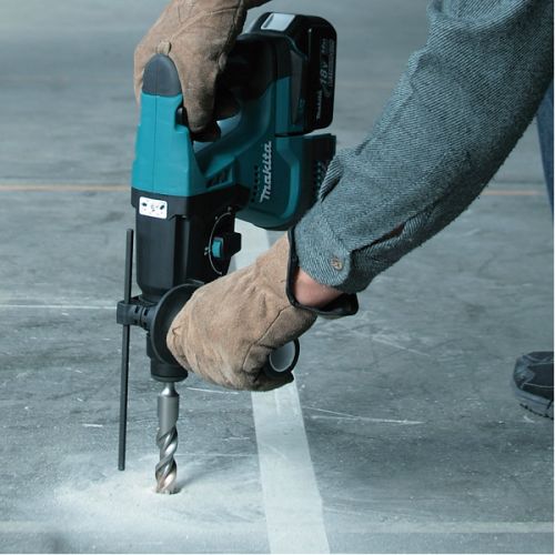 Perfo-burineur SDS Plus 18 V + 2 batteries 5 Ah + chargeur + coffret MAKPAC MAKITA DHR243RTJ photo du produit Secondaire 3 L