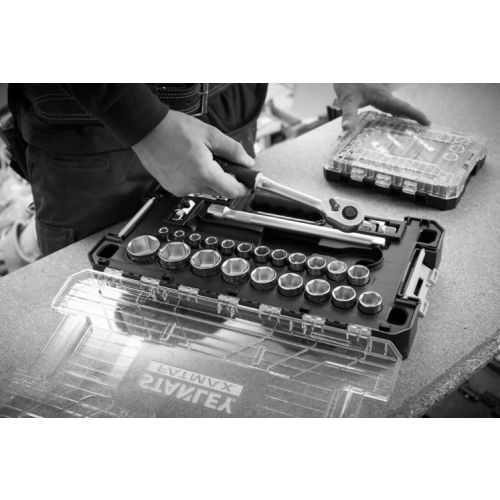 Coffret douilles STAKBOX L 1/2'' jeu de 26 pièces - STANLEY FATMAX - FMMT98103-1 pas cher Secondaire 6 L