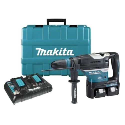 Perforateur-burineur SDS-Max 2 x 18 V + 2 batteries 6Ah + chargeur + coffret standard MAKITA DHR400PG2U photo du produit