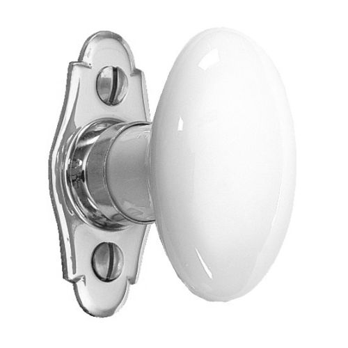 Bouton ovale sur platine finition laiton - MERIGOUS - V538711100 pas cher