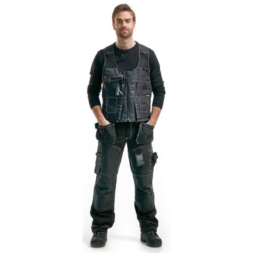 Gilet porte-outils X1500 polycoton noir TL - BL&Aring;KL&Auml;DER - 310013809900L pas cher Secondaire 5 L