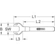Clé à ergots Bronzeplus type C pour vannes de citerne 690 mm KS TOOLS 963.8246 photo du produit Secondaire 1 S
