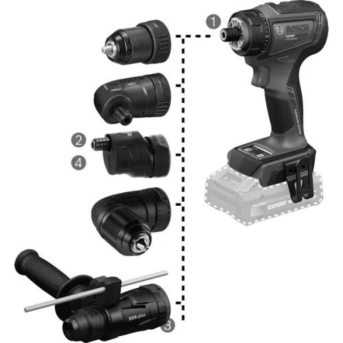 Perceuse-visseuse 18V EXSR18V-90FC + 2 batteries 4Ah + chargeur + L-BOXX - BOSCH EXPERT - 06019R2001 pas cher Secondaire 2 L