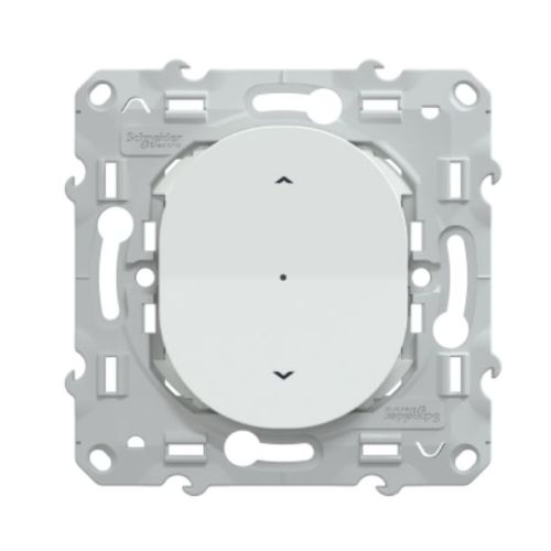 Interrupteur mécanisme OVALIS blanc 4 A zigbee pour volet roulant SCHNEIDER S320567W photo du produit Secondaire 1 L