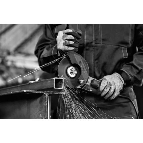 Meuleuse d'angle 1200W GWS 12-125 P 125mm poign&eacute;e homme mort en carton - BOSCH - 06013A6200 pas cher Secondaire 5 L