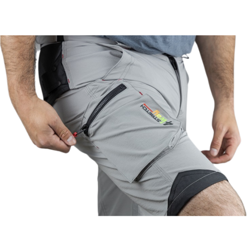 Bermuda Molecule 4Way stretch gris clair T 38 LMA 6151 photo du produit Secondaire 2 L