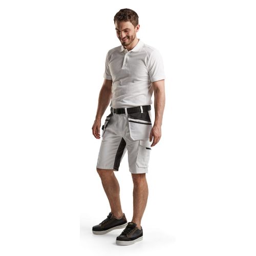 Short peintre + stretch avec poches flottantes blanc gris foncé T38 - BLÅKLÄDER - 109913301098C44 pas cher Secondaire 5 L