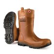 Botte de sécurité fourées RIGAIR PRO FUR S5 SRA SRC CI Dunlop® marron/noir P41 - COVERGUARD - 9RFPO90041 pas cher