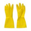 Gants de ménage en latex naturel jaune T8 DIFAC MENAGE_M photo du produit