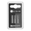 Jeu de 3 embouts standards série 1 Torx® - FACOM - EX12.J3 pas cher