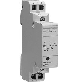 Relais d'interface TBT-BT Hager tension d'entr&eacute;e 10 &agrave; 26 V~ - 234145 pas cher Principale M