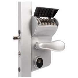 Serrure Locinox à code mécanique pour portail battant tube 40 à 60 mm verticale 6005 - LMKQ 4040 V2L 6005 photo du produit Principale M
