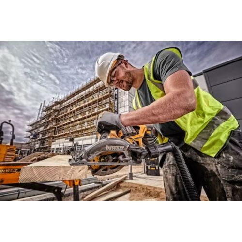 Scie circulaire construction 54 V XR FLEXVOLT BRUSHLESS 190 mm + 2 batteries + chargeur DEWALT DCS577T2-QW photo du produit Secondaire 10 L