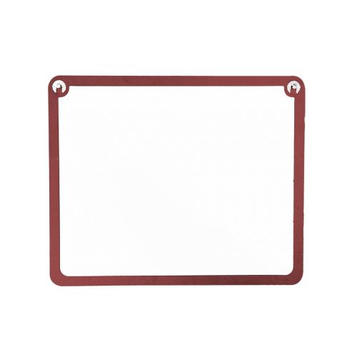 Miroir sanitaire plat 490x710mm rouge - SOCOMIX - MP 75-LUX ROUGE pas cher Secondaire 3 L