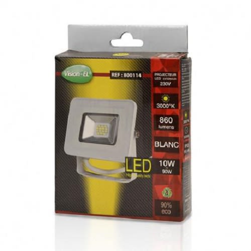 Projecteur extérieur LED LUMOS SLIM plat 10 W blanc 3000 K MIIDEX LIGHTING 800114 photo du produit Secondaire 2 L