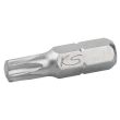 Boîte de 5 embout de vissage Torx 6 pans en acier nickelé T10 KS TOOLS 911.2313 photo du produit