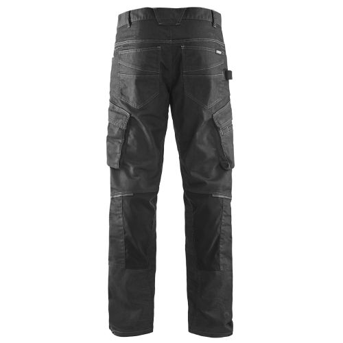 Pantalon maintenance denim stretch 2D marine/noir T40L - BLÅKLÄDER - 149711418999C146 pas cher Secondaire 1 L