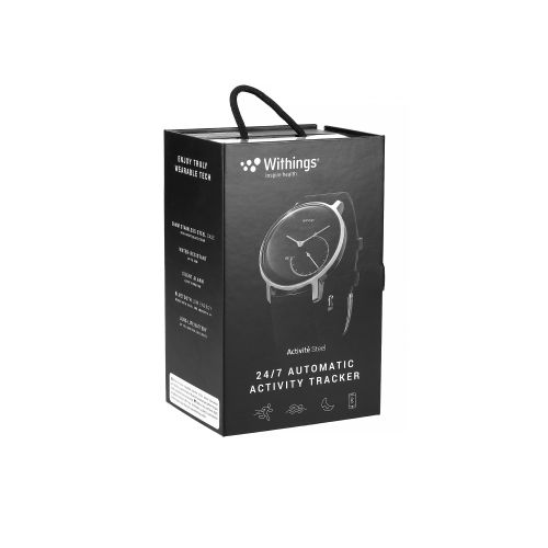 Montre d'activités connectée STEEL BLACK - WITHINGS - PROMO5 pas cher Secondaire 10 L