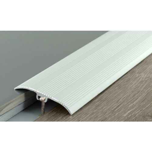 Seuil de fixation invisible multi-niveaux 41mm aluminium naturel strie 2,70ml - DINAC - 2136090 pas cher Secondaire 2 L