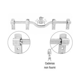 Barre antieffraction Jardinier Massard 1,20 m + accessoire - J501590 pas cher Principale M