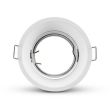 Support de spot rond basse luminance orientable D 85 mm blanc MIIDEX LIGHTING 7727 photo du produit Secondaire 1 S