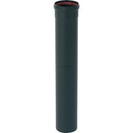 Tuyau TEN 50 cm noir mat avec joint fibre D80 - 344509 photo du produit Principale M
