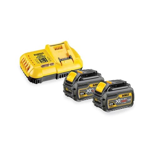 Pack 2 outils 18/54 V Dewalt DCD996 - DCG414 + 2 batteries 6 Ah + chargeur + coffrets T STAK photo du produit Secondaire 3 L