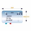 Chauffe-eau électrique blindé horizontal mural 100 L THERMOR 263014 photo du produit Secondaire 1 S