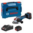 Meuleuse d'angle 18 V GWX 18V-15 PSC Biturbo X-LOCK + 2 batteries ProCore 8 Ah + chargeur en coffret L-BOXX BOSCH 06019H6G01 photo du produit
