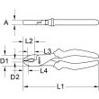 Pince pour tuyaux de gaz BRONZEPLUS 210 mm KS TOOLS 962.0607 photo du produit Secondaire 1 S