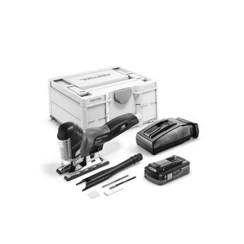 Scie sauteuse 18V CARVEX PSC 420 HPC 4 EBI-Plus + batterie 4 Ah + chargeur TCL 6 + Systainer 3 - FESTOOL - 576525 pas cher