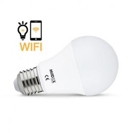 Ampoule LED Miidex Lighting connectée WIFI CCT + dimmable photo du produit Principale M