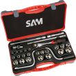 Coffret 1/2'' de 28 outils en mm - SAM OUTILLAGE - 75-SH28P pas cher