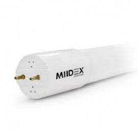 Tube LED T8 Miidex Lighting 10 W 600 mm P/N même côté photo du produit Principale M