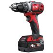 Perceuse visseuse 18 V M18 BDD-402C + 2 batteries 4 Ah + chargeur + coffret MILWAUKEE 4933443565 photo du produit