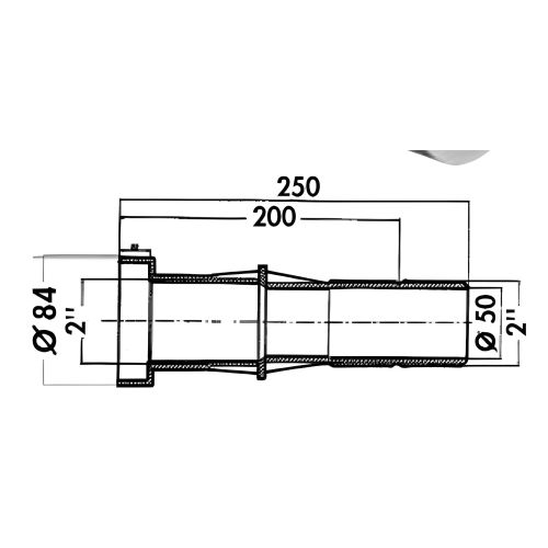 Traversée de paroi 3352 pour pièces liner ou béton - HAYWARD - HAY-250-0142 pas cher Secondaire 1 L