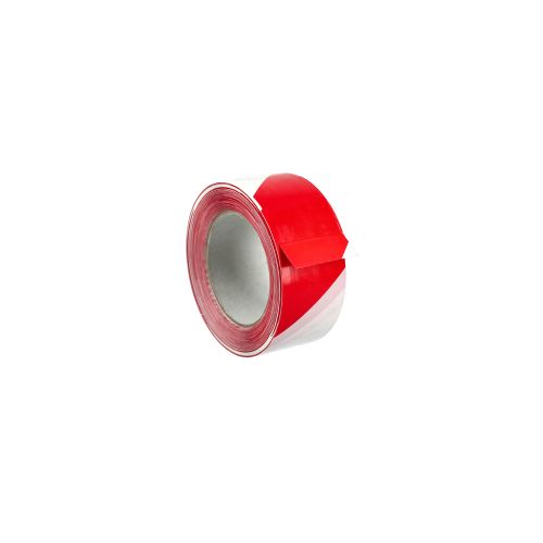 Ruban adhésif rouge et blanc PVC 350 50 mm x 66 m - EUROCELL - PE07PA0034 pas cher Secondaire 3 L